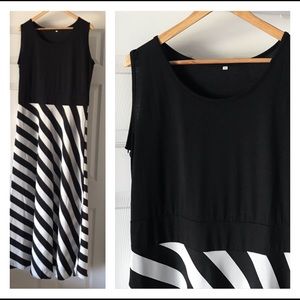 Comfy Long Tank Dress B1